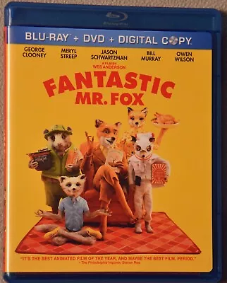 Fantastic Mr. Fox Blu-ray & DVD George Clooney Meryl Streep & Bill Murray • $12.50