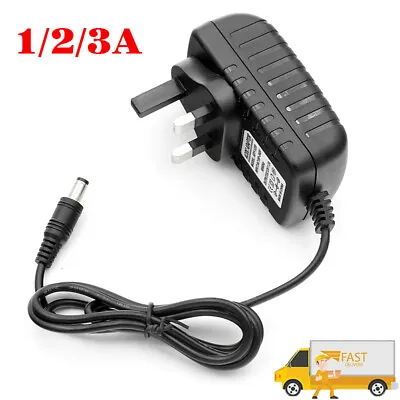 £4.39 • Buy Ac Dc 12v 1a/2a/3a Power Supply Adapter Charger For Camera Led Strip Light Cctv
