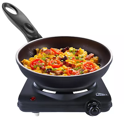 Uten Hot Plate Electric Cooker Single Portable Table Top Kitchen Hob Stove 1250W • £15.49