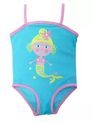 Baby Girls Swimming Costume Cute Mermaid Design 9-12m 12-18m 18-24m 2-3y • £3.99