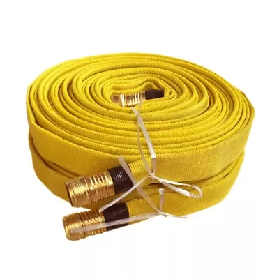 Pack Of 2 FIRE HOSE 3/4IN.X 50 FT. YELLOW 250 PSI • $128