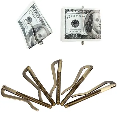 5Pcs Spring Metal Money Clip Wallet Money Clip Replacement Wallet Insert Bar • $8.93