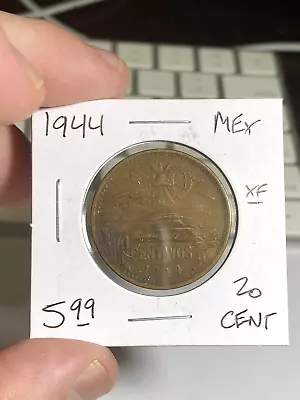 1944 Mexico 20 Centavos • $6.99