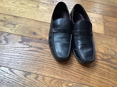 M&S  Mens Shoes Collezione Leather Italian Style Shoes Size 8 • £10