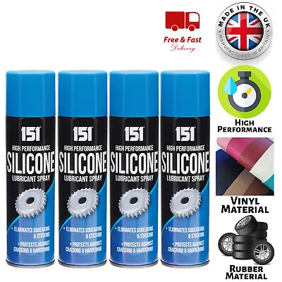 £6.99 • Buy Silicone Lubricant Spray High Performance Eliminates Squeaking Sticking 200ml UK