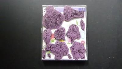 £2.99 • Buy See-D's Rubber Stamp Set - Floral #50160 ~ 25 Stamps