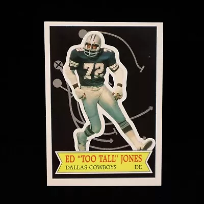 1984 Ed  Too Tall  Jones   Dallas Cowboys   Topps Football Stars #24 • $1.95