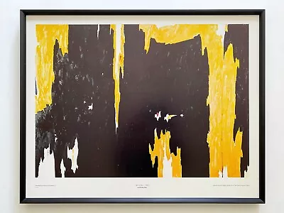 CLYFFORD STILL RARE 1960 ABSTR EXPRSNST FRAMED LITHOGRAPH PRINT   1957-D-No.1   • $3450