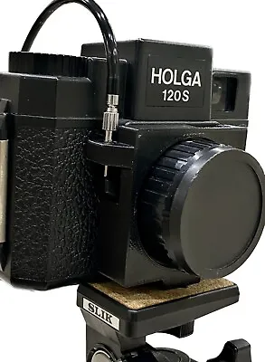 Holga 120S Shutter Release Cable Adapter +Button Extender Lomography Photography • £12.99