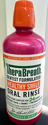 $18.99 • Buy TheraBreath Dentist Formulated 24-Hour Oral Rinse Sparkle Mint,33.8 Oz EXP 01/25