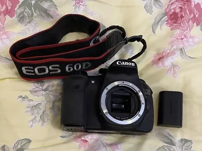 Canon EOS 60D Digital SLR Camera (Body Only) W/battery & Strap • $250