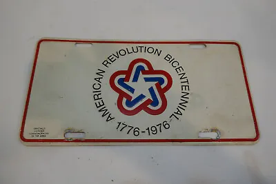 Vtg American Revolution Bicentennial  1776- 1976  Metal License Plate Car Tag • $15.95