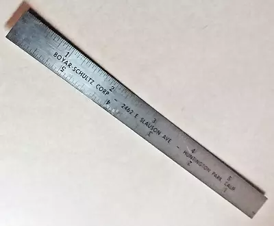 Vintage Boyar-schultz Usa Flexible Rule 6  Ruler • $8.99