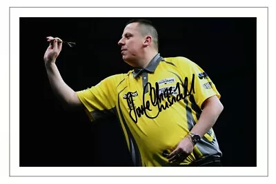 DAVE CHISNALL Signed Autograph 6X4 PHOTO Gift Signature Print DARTS  • £3.79