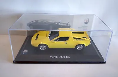 Die Cast Merak 3000 Ss 1972 Maserati 100 Years Collection -1/43 Leo Models 040 • $18.03