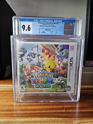 Pokemon Rumble World [Sealed] 2016 Nintendo 3DS CGC 9.6 A Graded Game • $345