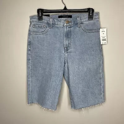 J BRAND Denim Shorts Womens 26 Bermuda Cut-Off NEW Gigi Mid-Rise Jeans • $26.99