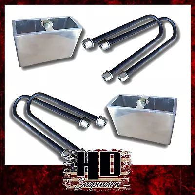 1982-2004 S10 S15 Sonoma 4  Drop Kit Leveling Lowering Blocks Aluminum Ubolts • $47.10