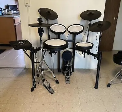 Roland V-Drums TD-17KVX Electronic Drum Kit With Extras. • $2300