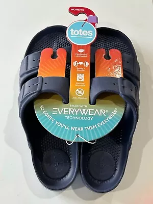 Totes Sandals Women's Size 10 Blue Lightweight Comfortable Washable NWT $27 • $8.94