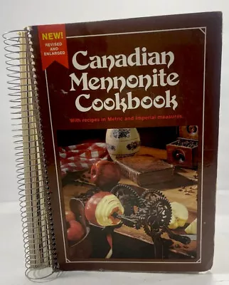 Mennonite Cookbook Spiral Bound Paperback Revised Recipes Dishes Vintage 1984 • $9.99