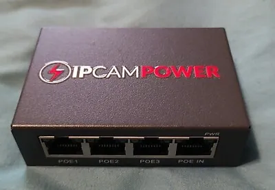 4 Port Gigabit POE Extender 10/1000M Netzwork Switch Extender IPCP-EXT3-10 • $19.99