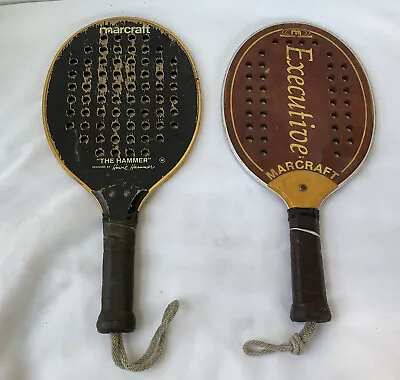 2 - Vintage Marcraft Paddleball Paddles The Hammer/ Executive • $40