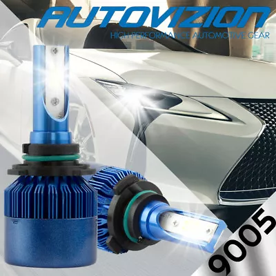 CREE Dual-Sided LED Headlight Kit 9005 HB3 388W 38800LM 6K High Beam White Bulb • $19.39