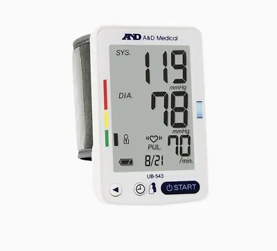 A&D Medical Premium Wrist Pressure Monitor (UB-543) • $29.99