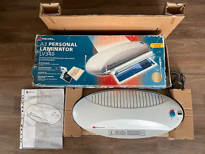£25 • Buy Rexel Laminator LV340 A3 & A4. Boxed With Manual.