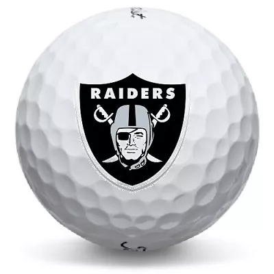 1 Dozen (Oakland Raiders NFL Logo) Titleist MIX Perfect Conditon Golf Balls • $29.99