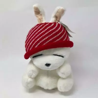 Mashimaro Wearing Red Beanie Hat 11  Plush 2001 • $74.99