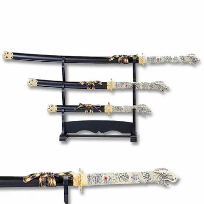 $95.35 • Buy 3rd Gen Highlander Connor MacLeod Katana Sword 3 Pcs Sword SET