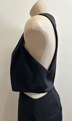 Manning Cartell Jumpsuit Cut Out Size 8 Black Zip Back • $80