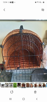 £38 • Buy Vintage Wicker Pet Carrier