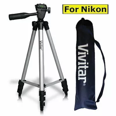 $24.38 • Buy  50  Professional Vivitar Tripod With Quick Release For  Nikon Dslr Cameras