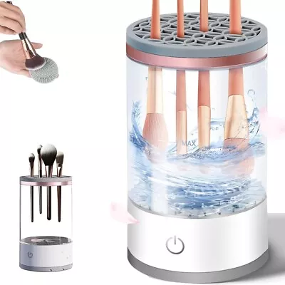 Makeup Brush Cleaner Electric Automatic Rotating Cosmetic Brush • $65.99