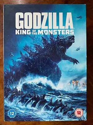 Godzilla King Of The Monsters DVD 2019 Monster Movie Action Film W/ Slipcover • $10.56