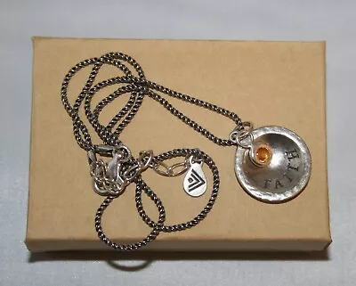 Silpada Sterling Silver Faith Of A Mustard Seed Pendant Necklace N1943 • $75