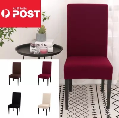 1/2/4/6/8PCS Stretch Chair Cover Washable Removable Slipcover Furniture Covers • $11.10