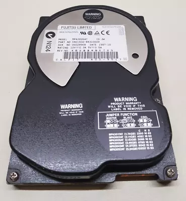 Fujitsu 2.6GB MPA3026AT ~ Internal 3.5 IDE PATA Hard Disk Drive ~ TESTED ~ Retro • £29.95