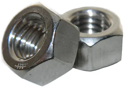 M6-1.00 Finished Hex Nuts Stainless Metric Quantity 100 • $11.82