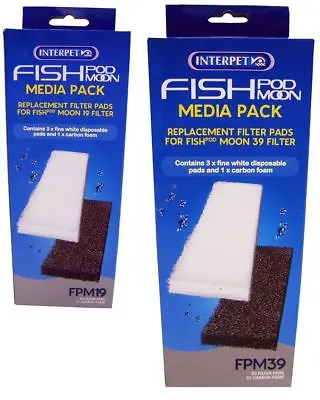 Interpet Fish Pod Moon Filter Media Sponge Pad Fish Tank Spares • £7.95