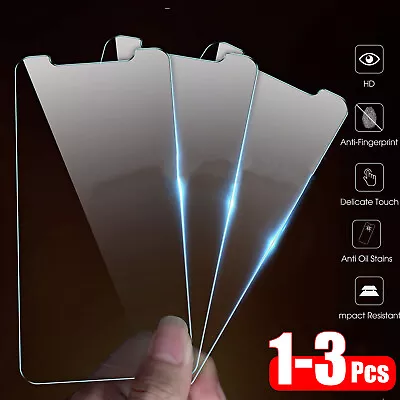 For IPhone 14 13 12 11 Pro Max XR XS 8 7 Tempered Glass Screen Protector Film • $2.74