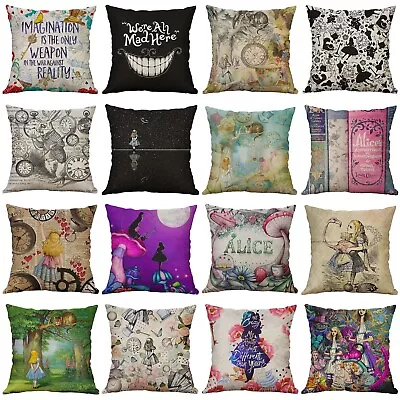 Alice In Wonderland Quote Vintage Dictionary Page Pillow Covers For Makeover • $3.99