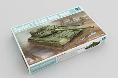 Trumpeter 01580 1/35 Soviet T-64av Mbt Mod.1984 Plastic Model Kit • $30.99