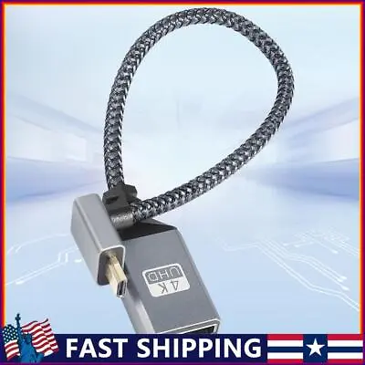 20CM Micro HDMI-Compatible Male To Female Cable V2.0 Right Angled (up) • $7.46