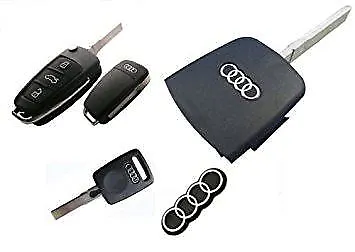 AUDl SELF ADHESIVE BADGE FOR REMOTE KEY KEY-LESS FOB CASE Q5 Q7 S3 S4 S5 S6 • $4.80
