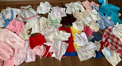 Lot Of 40 Vintage Girls Infant & Kids Clothing Dresses Shirts Skirts Shorts Hats • $49.99