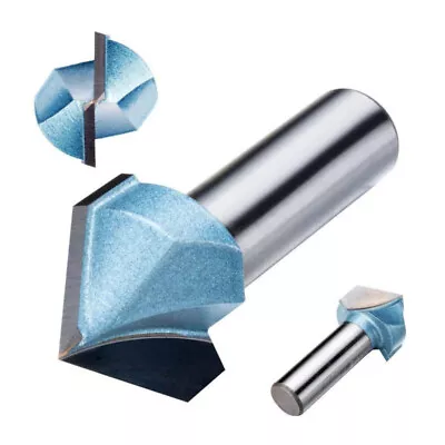 $5.94 • Buy 1/2  Shank 90 Degree X 32mm Diameter V Groove Router Bit